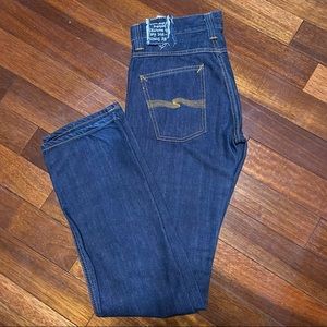 Nudie Slim Jim Dry Denim Jeans